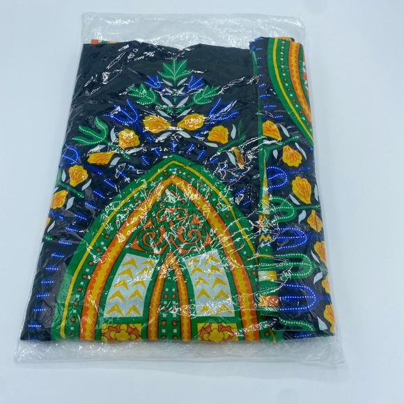 ✨New Unisex DASHIKI✨Shirt in traditional African print. SIZE: OS - Picture 6 of 8